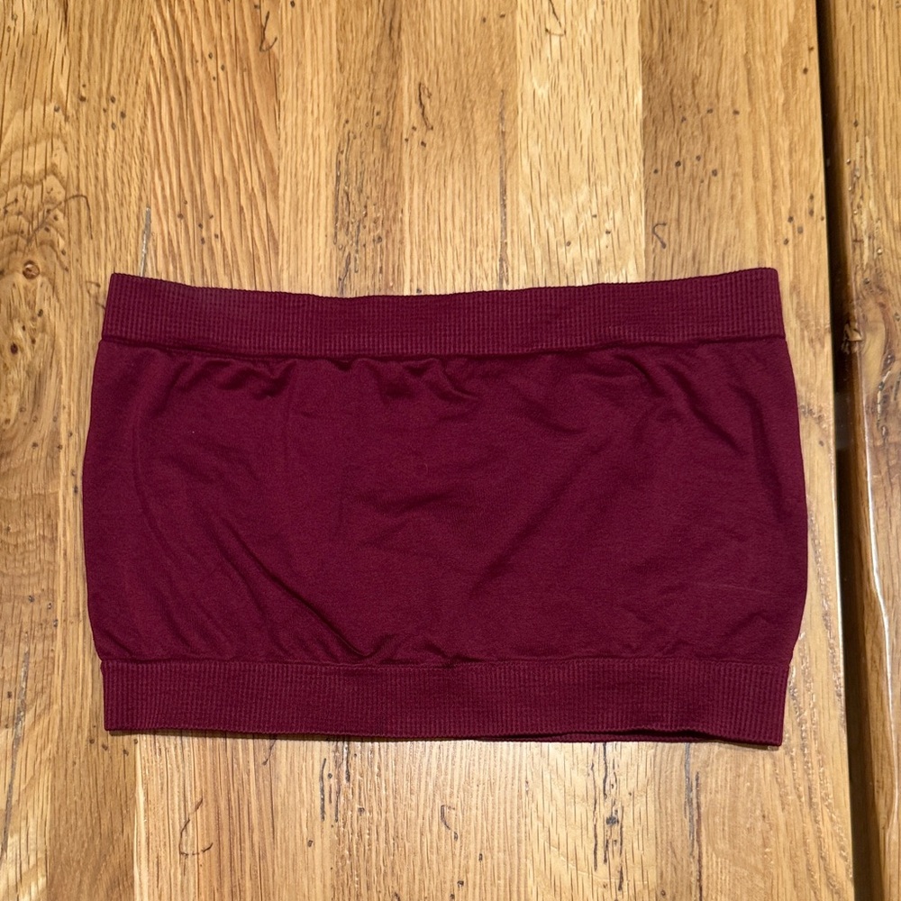 Burgundy Bandeau
